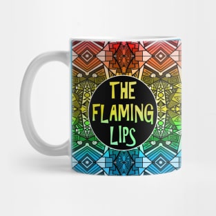 The Flaming Lips - Rainbow Pride Pattern Mug